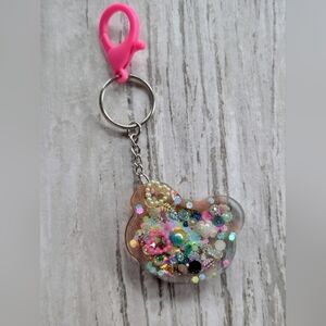 Resin bear Keychain Bag Charm